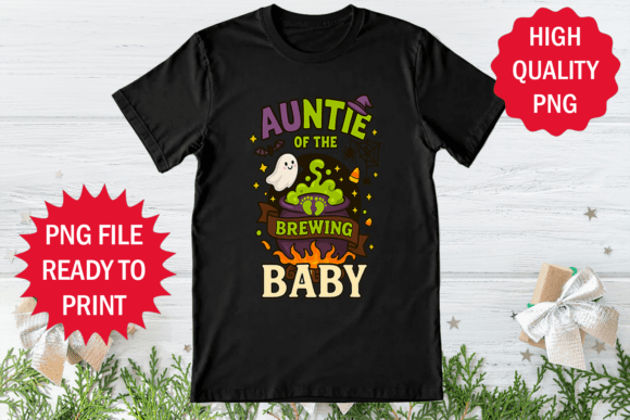 Auntie of Brewing Design T-shirt Png
