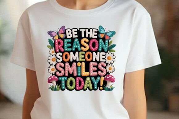 Be the Reason Someone Smiles Faux Yarn Graphics
