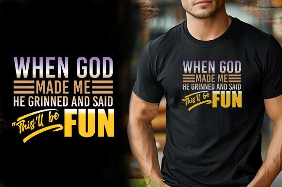 COLOR when GOD MADE ME HE GRINNED an SAI Graphics