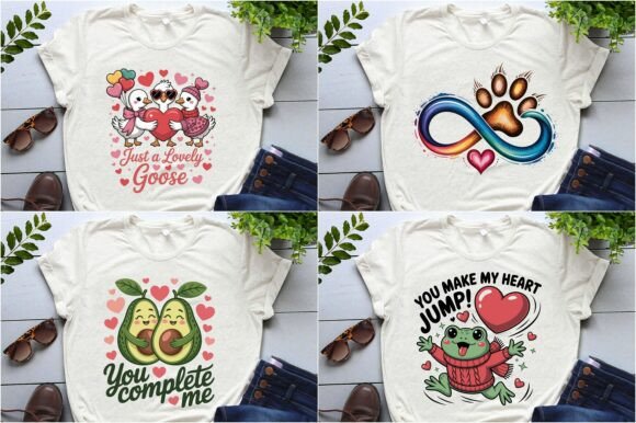Cute Valentine’s Day Graphics & T-Shirt Designs