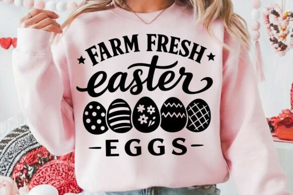 Farmhouse Vintage Easter Day SVG PNG – Graphics & T-Shirt Designs