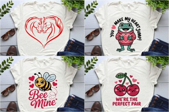 Happy Valentine Day Graphics for T-Shirt Designs