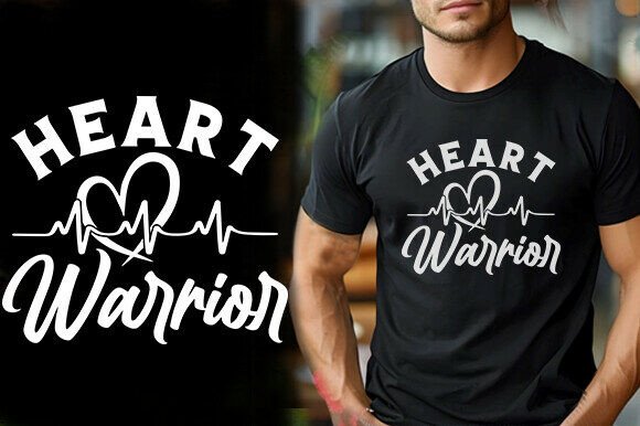 Heart Warrior Awareness T-Shirt Design