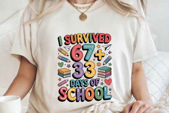 I Survived 67 33 Days of School Graphics