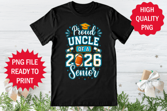 Proud Uncle of 2026 T-Shirt Graphics